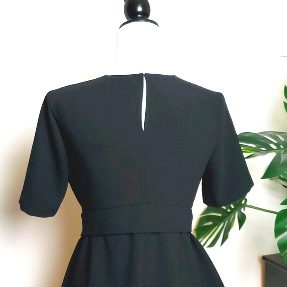 ZARA Woman black assymetrical Top Size XS - Picture 4 of 8